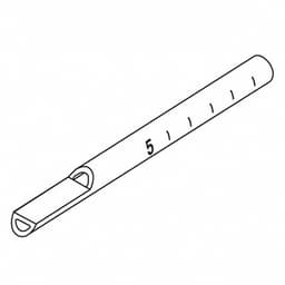 Off-set silicone catheter-Product Picture Enlargement CW Product Picture Enlargement CW